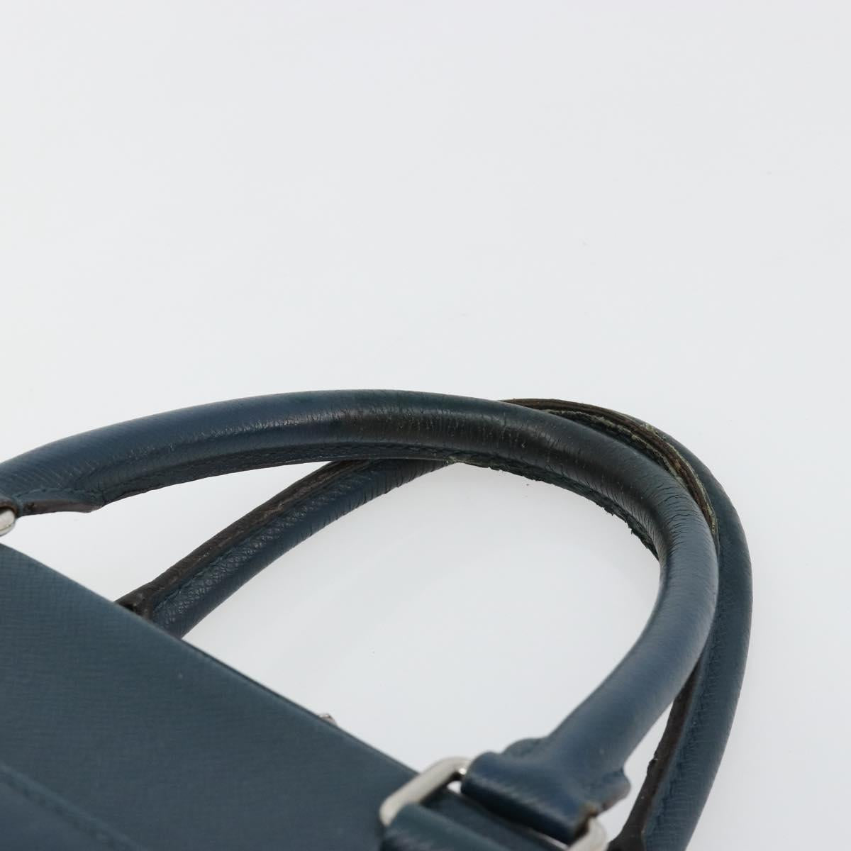 LOUIS VUITTON Taiga Porte Documents Business PDB Bag Blue M30645 LV Auth ka4533