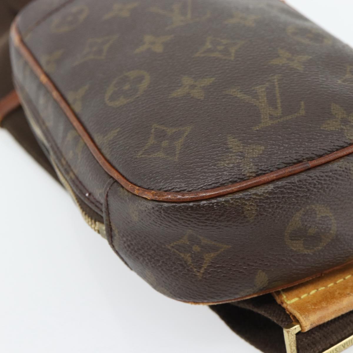 LOUIS VUITTON Monogram Pochette Gange Shoulder Bag M51870 LV Auth ka4534