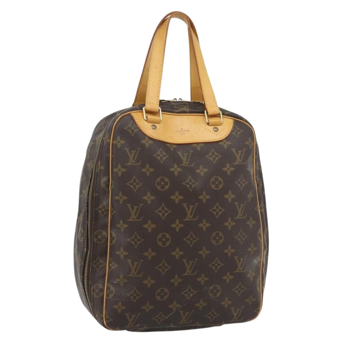 LOUIS VUITTON Monogram Excursion Hand Bag M41450 LV Auth ka4535A