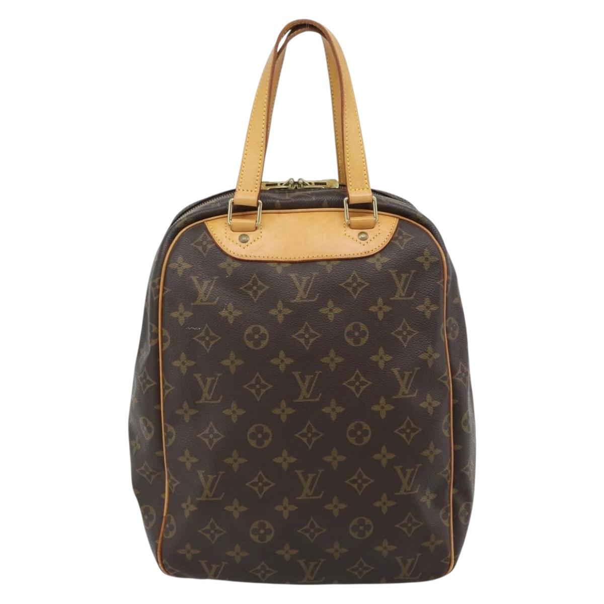 LOUIS VUITTON Monogram Excursion Hand Bag M41450 LV Auth ka4535A