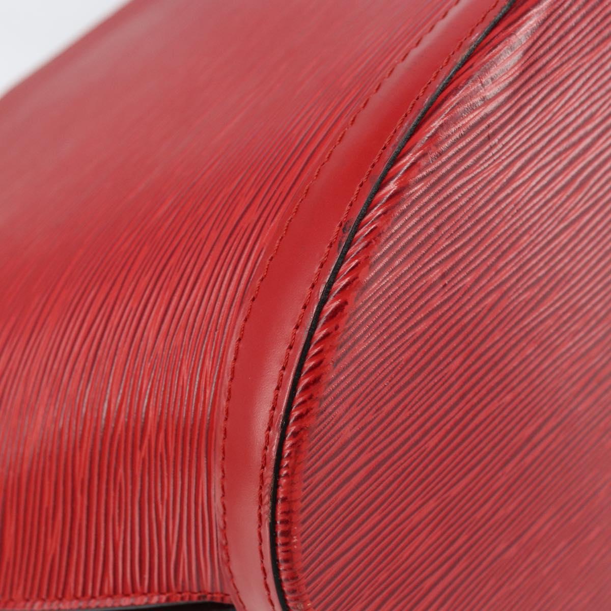 LOUIS VUITTON Epi Saint Jacques Shopping Shoulder Bag Red M52277 LV Auth ka454