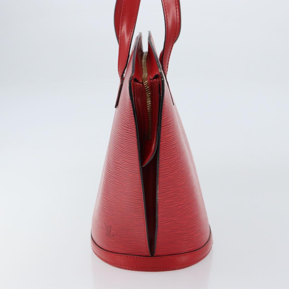 LOUIS VUITTON Epi Saint Jacques Shopping Shoulder Bag Red M52277 LV Auth ka454