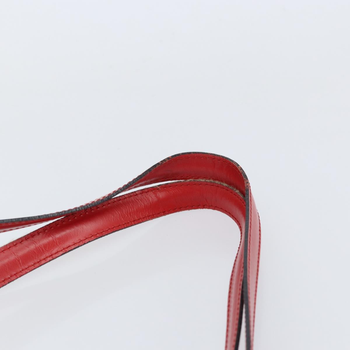 LOUIS VUITTON Epi Saint Jacques Shopping Shoulder Bag Red M52277 LV Auth ka454