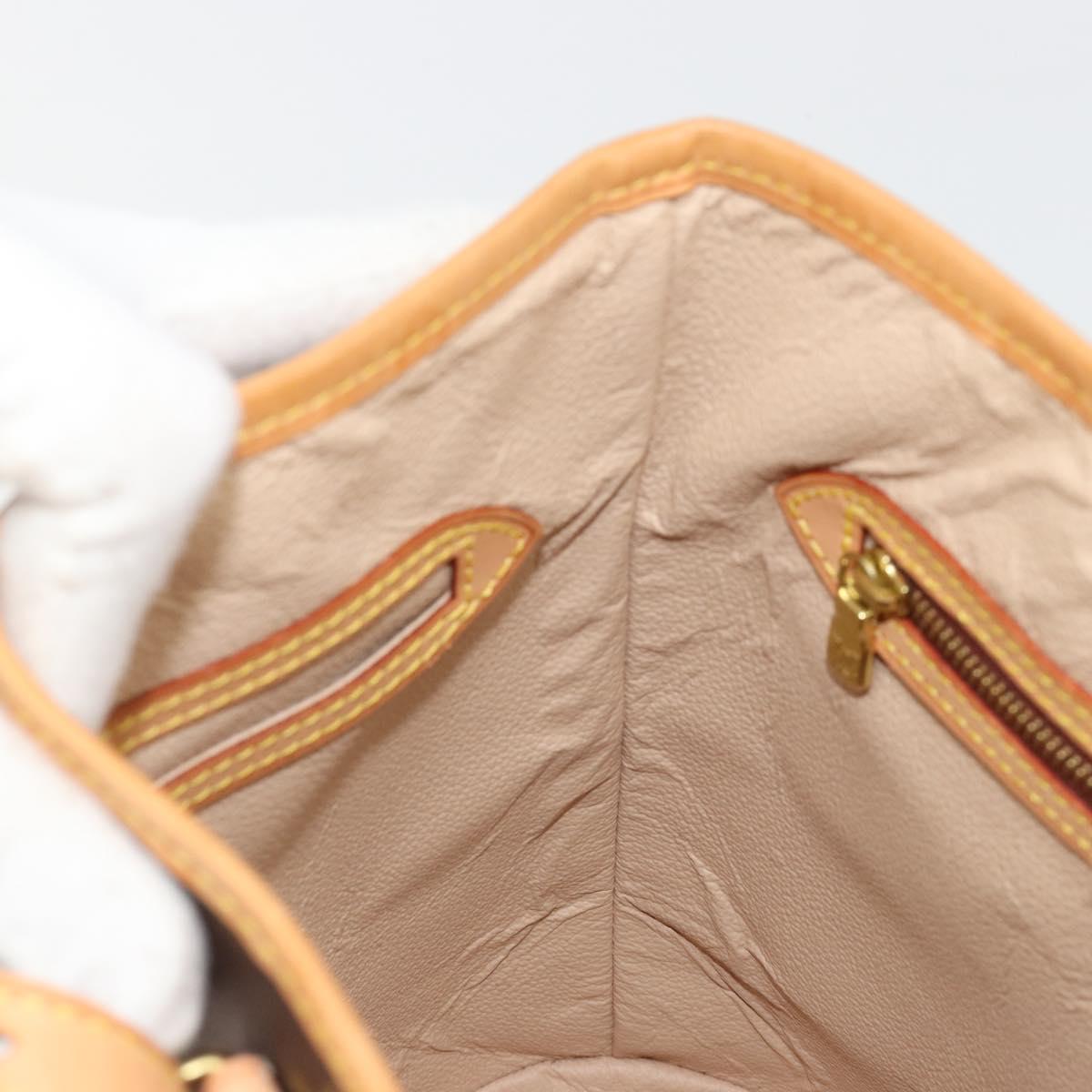 LOUIS VUITTON Monogram Bucket PM Shoulder Bag M42238 LV Auth ka4543