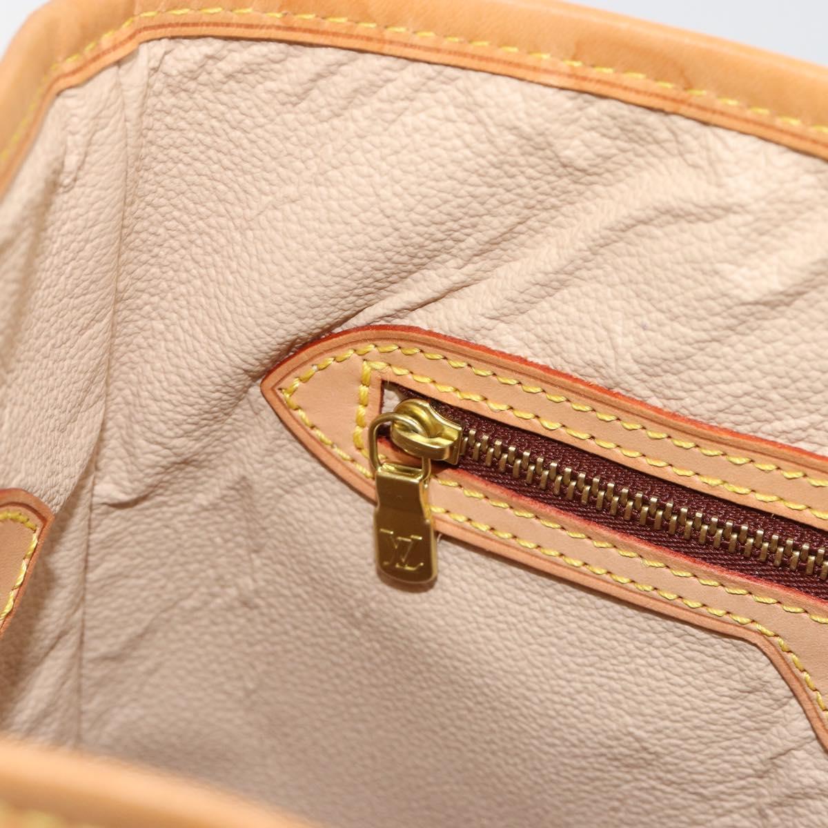 LOUIS VUITTON Monogram Bucket PM Shoulder Bag M42238 LV Auth ka4543