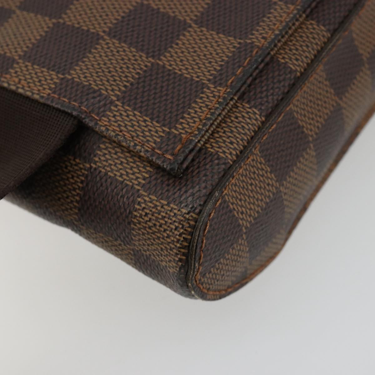 LOUIS VUITTON Damier Ebene Geronimos Shoulder Bag N51994 LV Auth ka4546A
