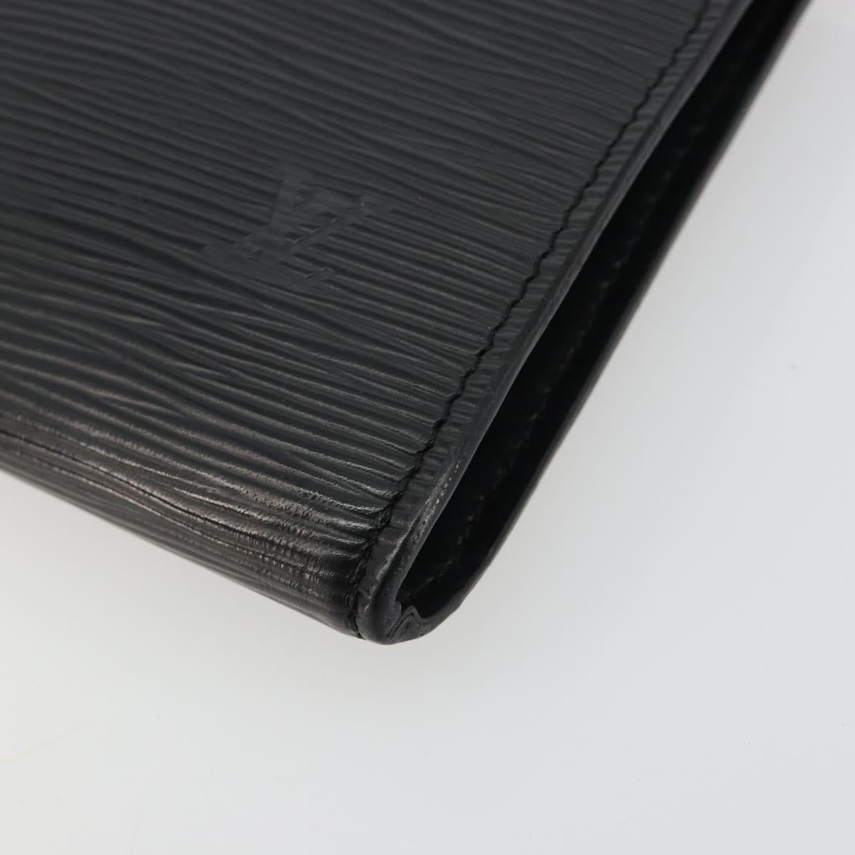 LOUIS VUITTON Epi Pochette Accessoires Accessory Pouch Black M52982 Auth ka4548A