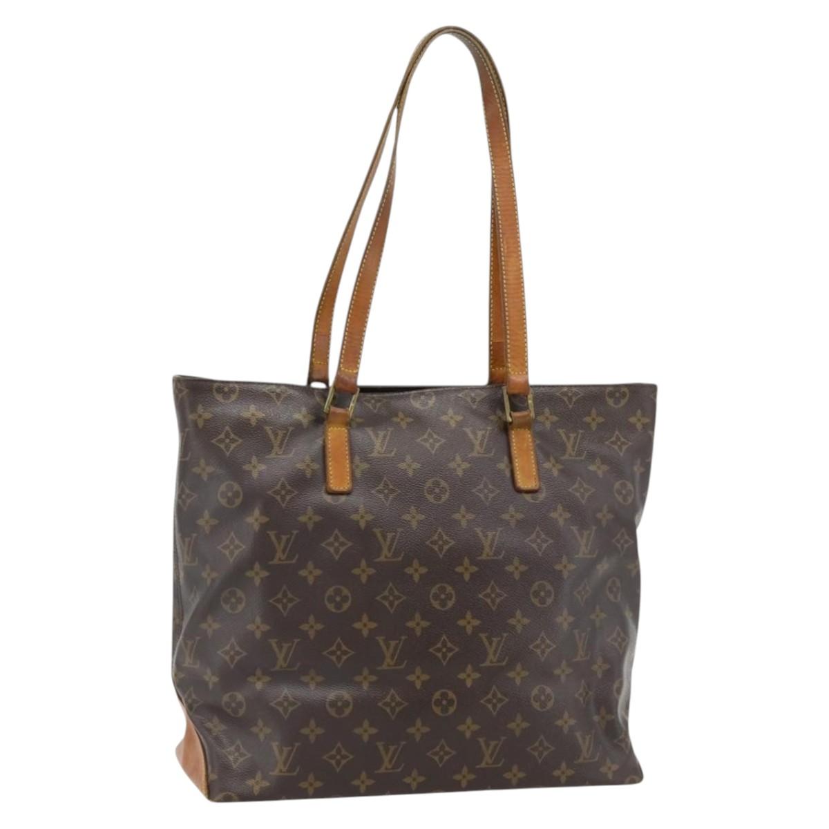 LOUIS VUITTON Monogram Cabas Mezzo Tote Bag M51151 LV Auth ka4550