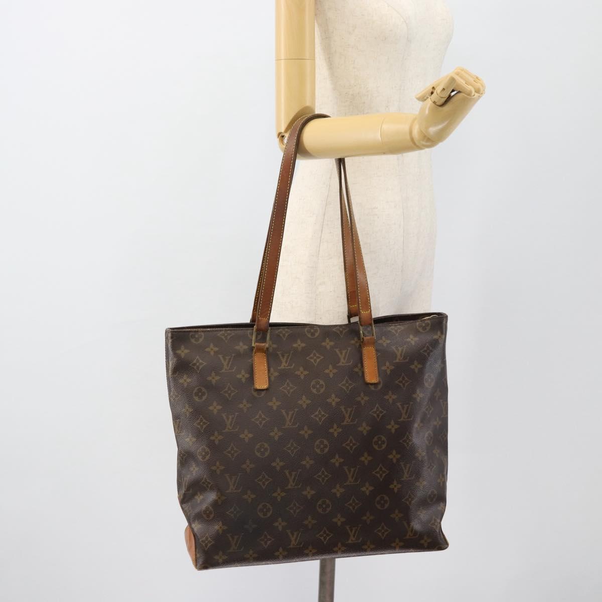 LOUIS VUITTON Monogram Cabas Mezzo Tote Bag M51151 LV Auth ka4550