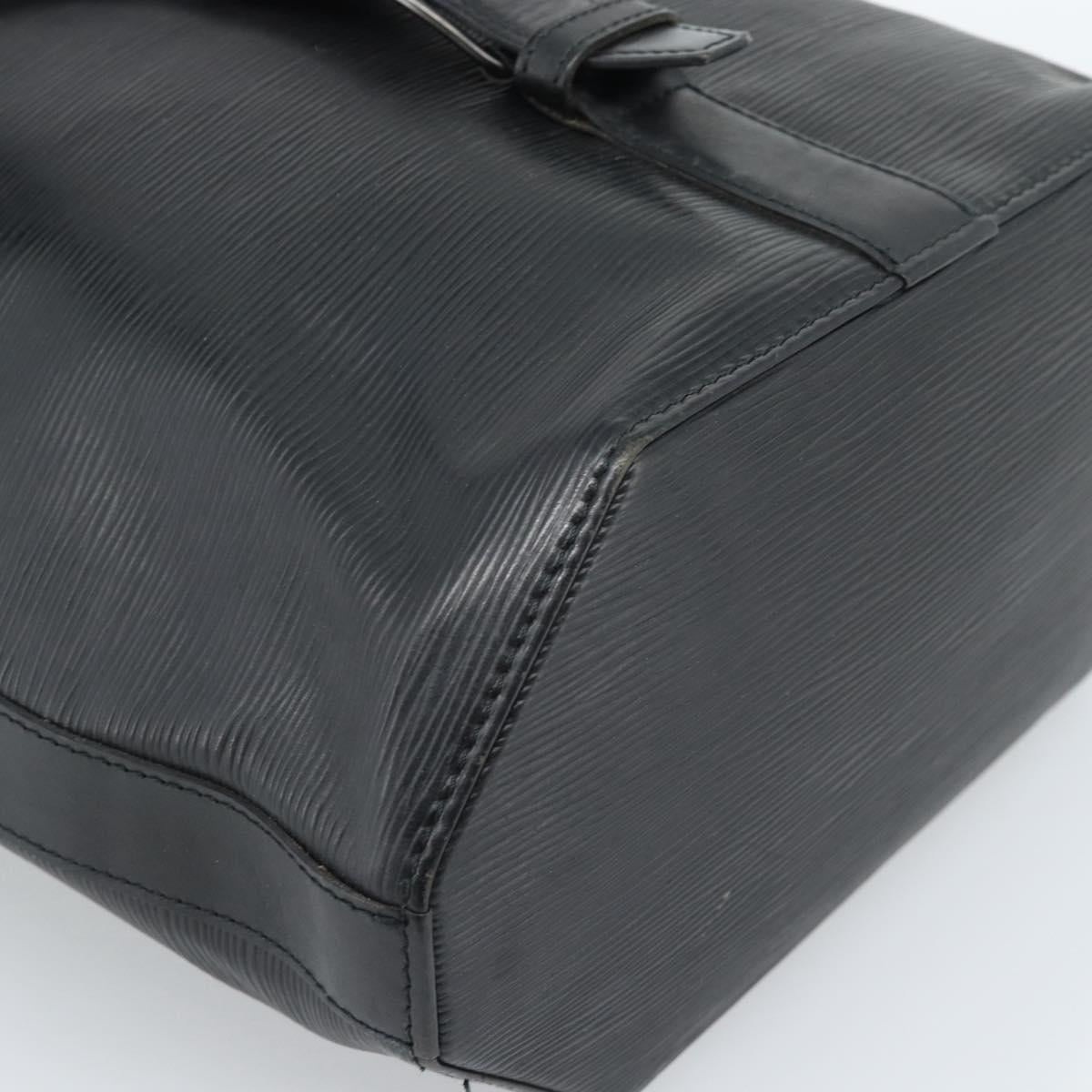 LOUIS VUITTON Epi Sac A Dos Shoulder Bag Black M80153 LV Auth ka4567