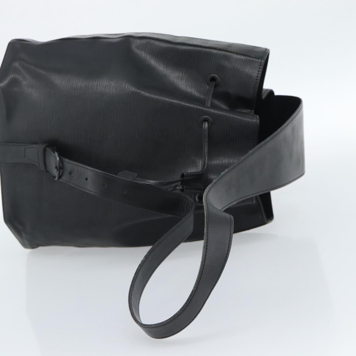 LOUIS VUITTON Epi Sac A Dos Shoulder Bag Black M80153 LV Auth ka4567