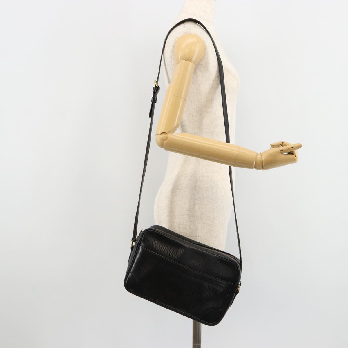 LOUIS VUITTON Epi Trocadero 27 Shoulder Bag Black M52312 LV Auth ka4568A