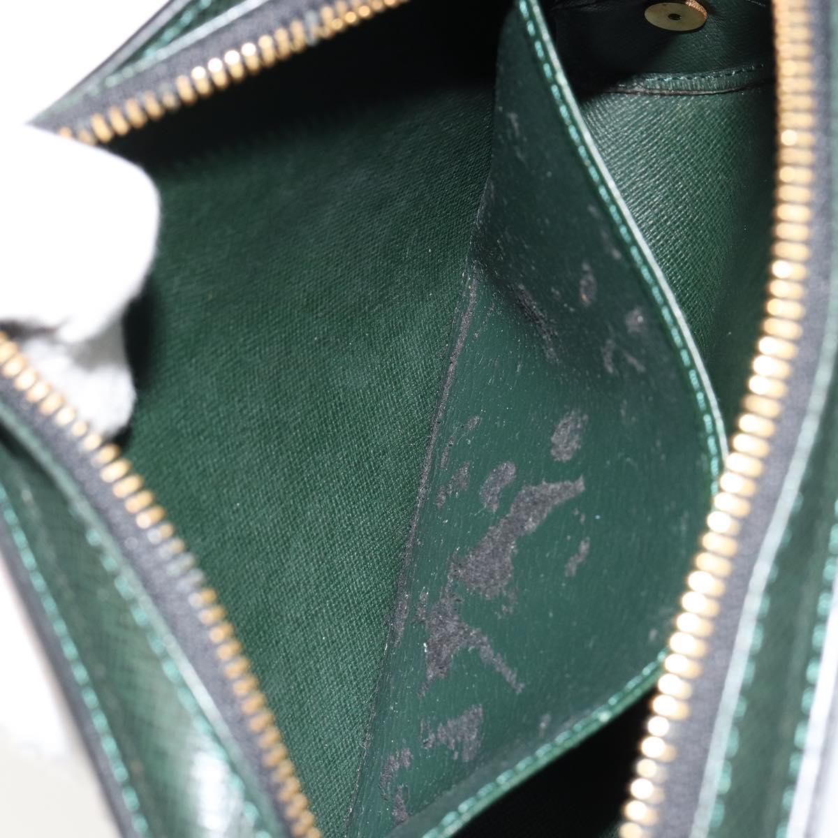 LOUIS VUITTON Taiga Baikal Clutch Bag Epicea M30184 LV Auth ka4580