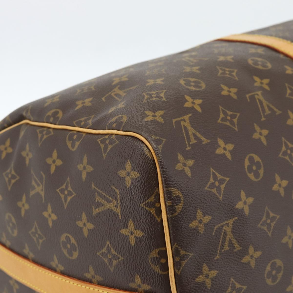 LOUIS VUITTON Monogram Keepall Bandouliere 55 Boston Bag M41414 LV Auth ka4586A