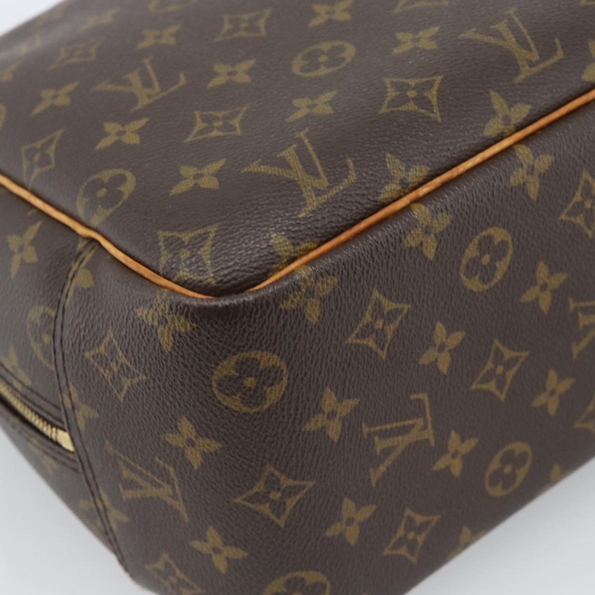 LOUIS VUITTON Monogram Deauville Hand Bag M47270 LV Auth ka4592