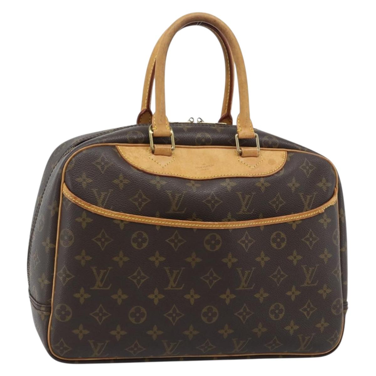 LOUIS VUITTON Monogram Deauville Hand Bag M47270 LV Auth ka4592