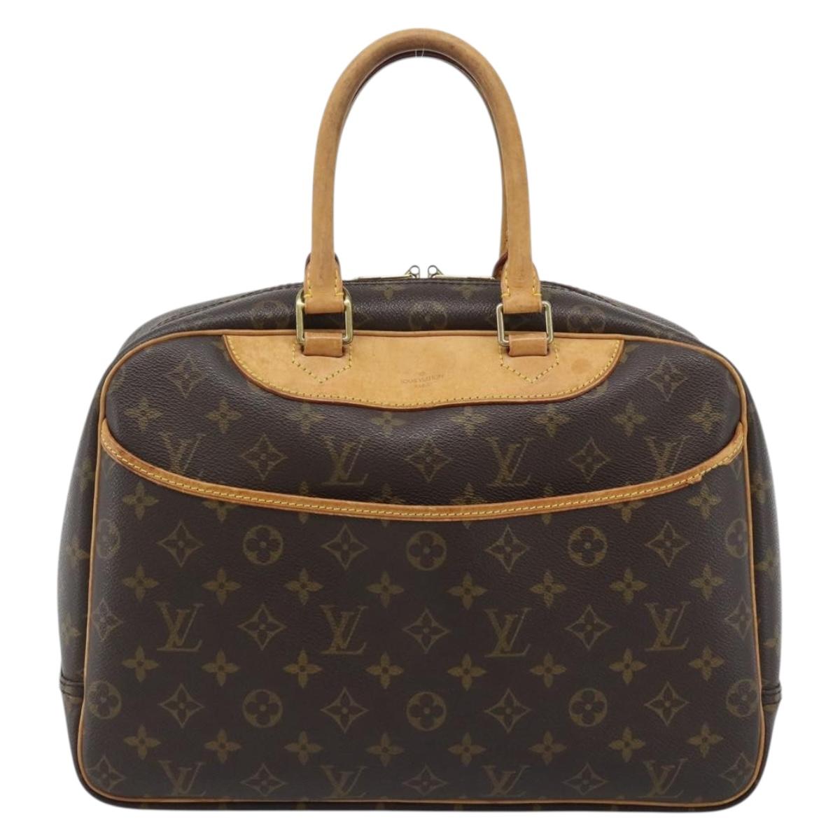 LOUIS VUITTON Monogram Deauville Hand Bag M47270 LV Auth ka4592