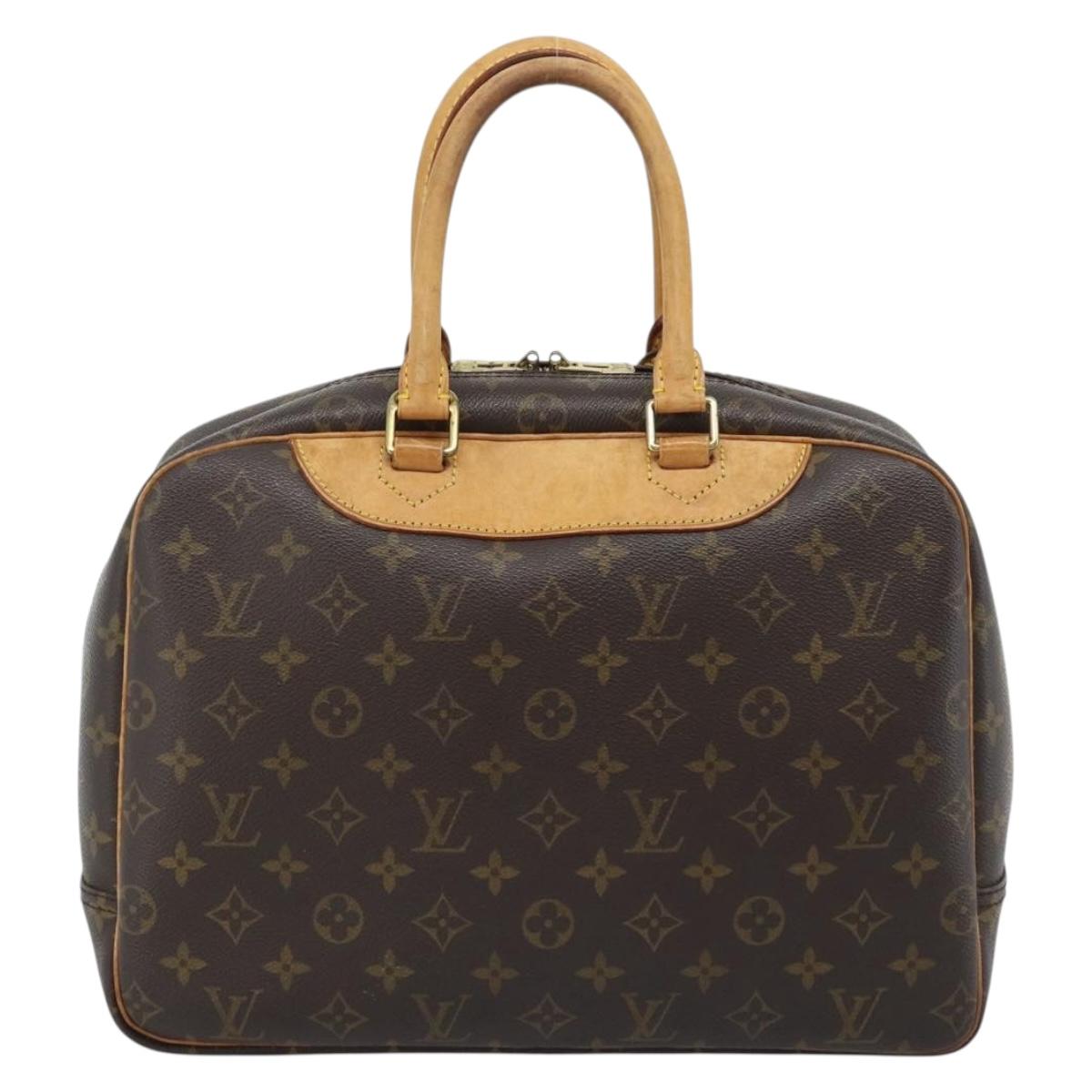 LOUIS VUITTON Monogram Deauville Hand Bag M47270 LV Auth ka4592