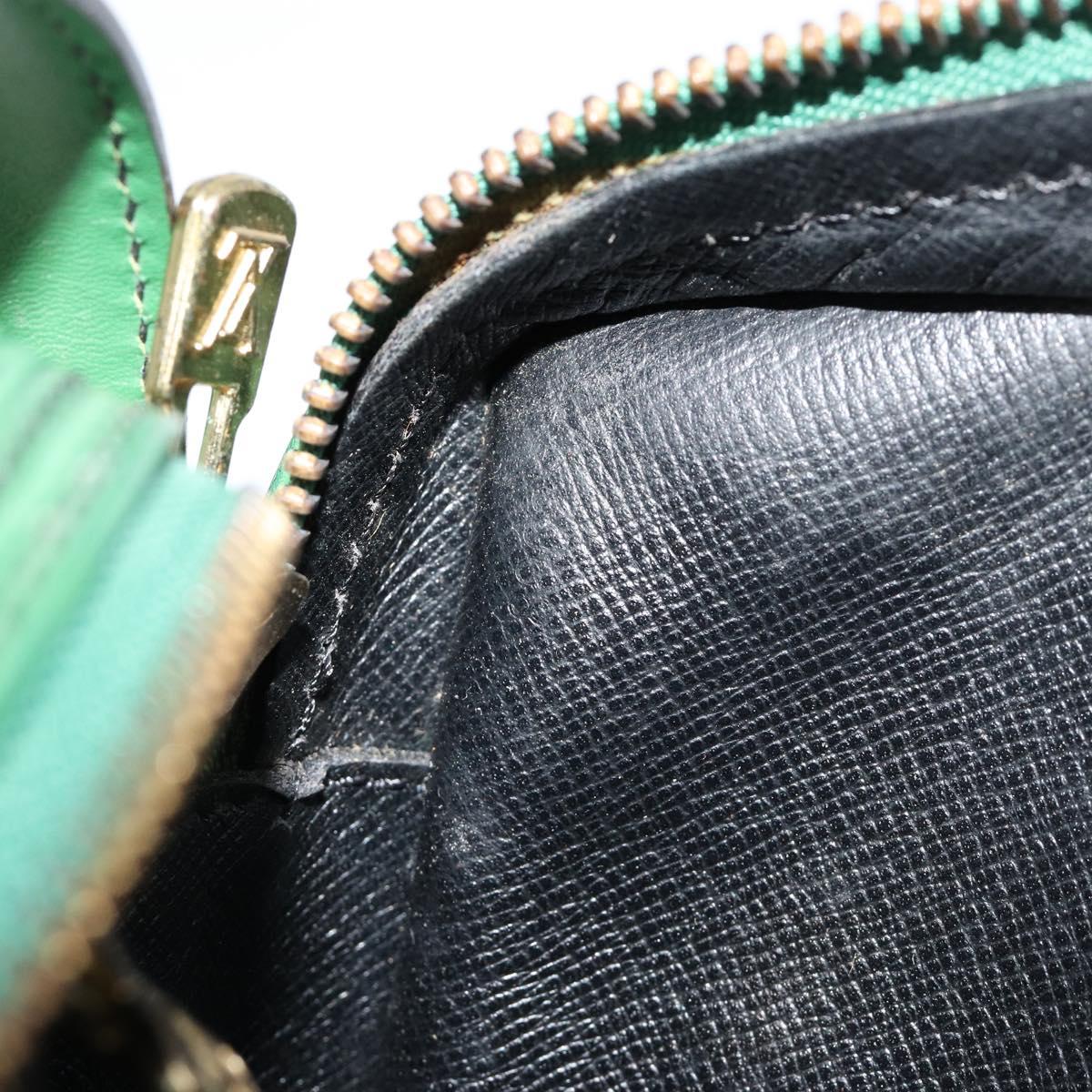 LOUIS VUITTON Epi Jeune Fille MM Shoulder Bag Green M52154 LV Auth ka4596