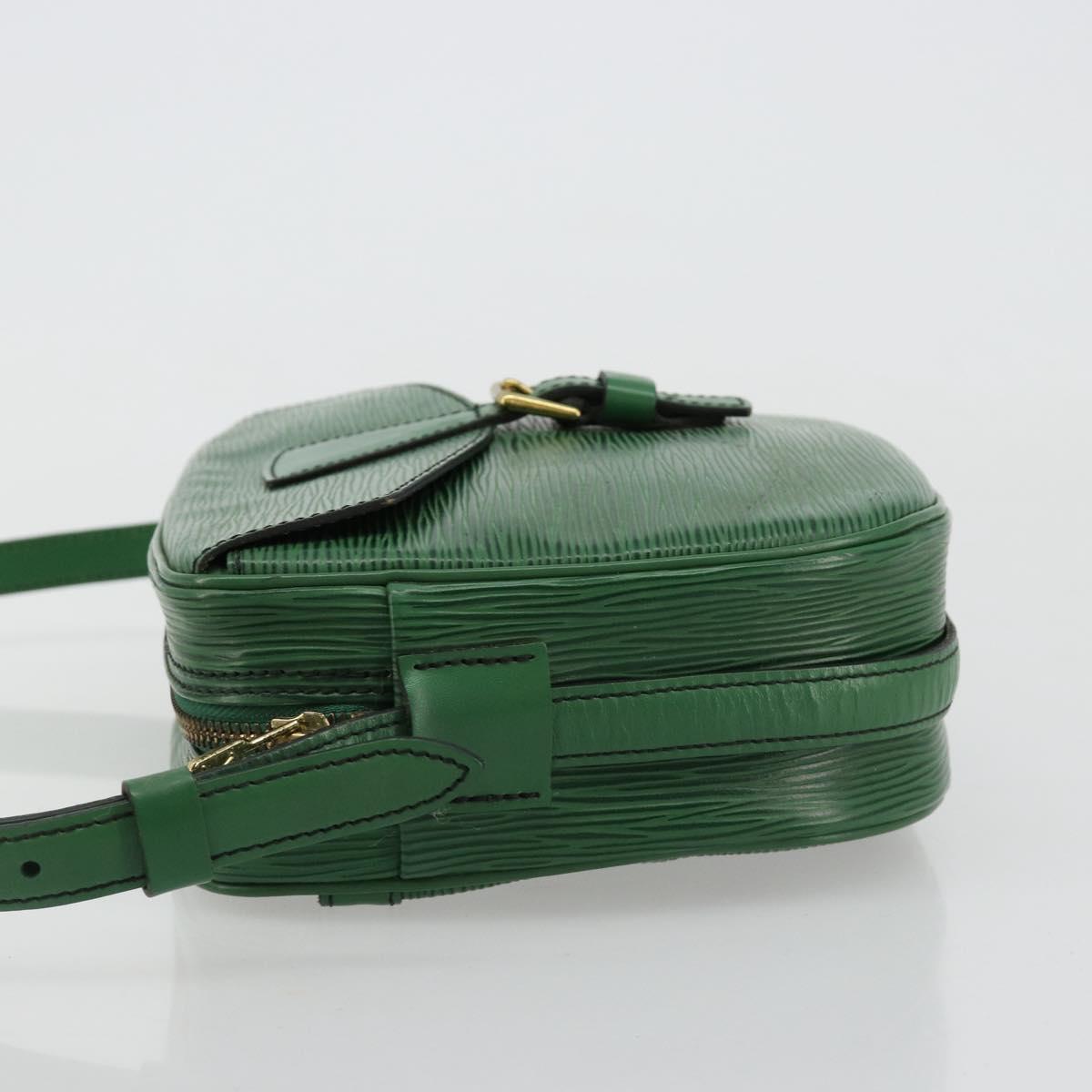 LOUIS VUITTON Epi Jeune Fille MM Shoulder Bag Green M52154 LV Auth ka4596