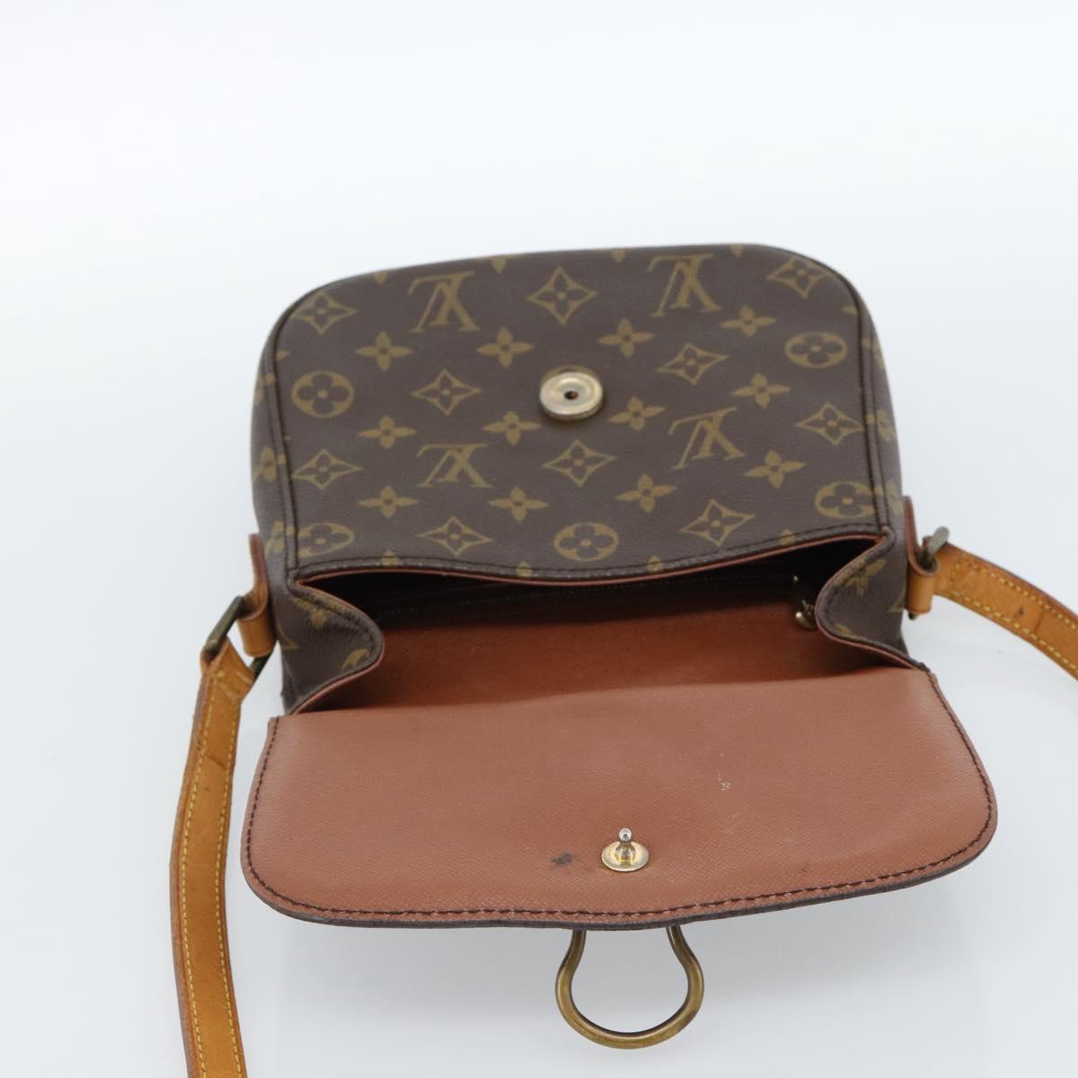 LOUIS VUITTON Monogram Saint Cloud MM Shoulder Bag M51243 LV Auth ka4598