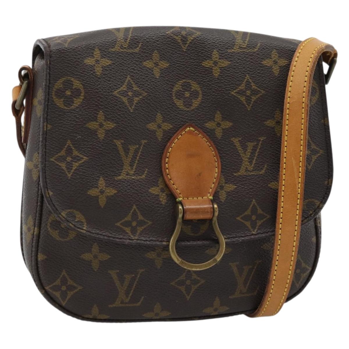 LOUIS VUITTON Monogram Saint Cloud MM Shoulder Bag M51243 LV Auth ka4598