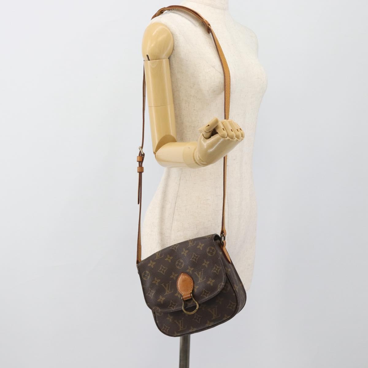 LOUIS VUITTON Monogram Saint Cloud MM Shoulder Bag M51243 LV Auth ka4598