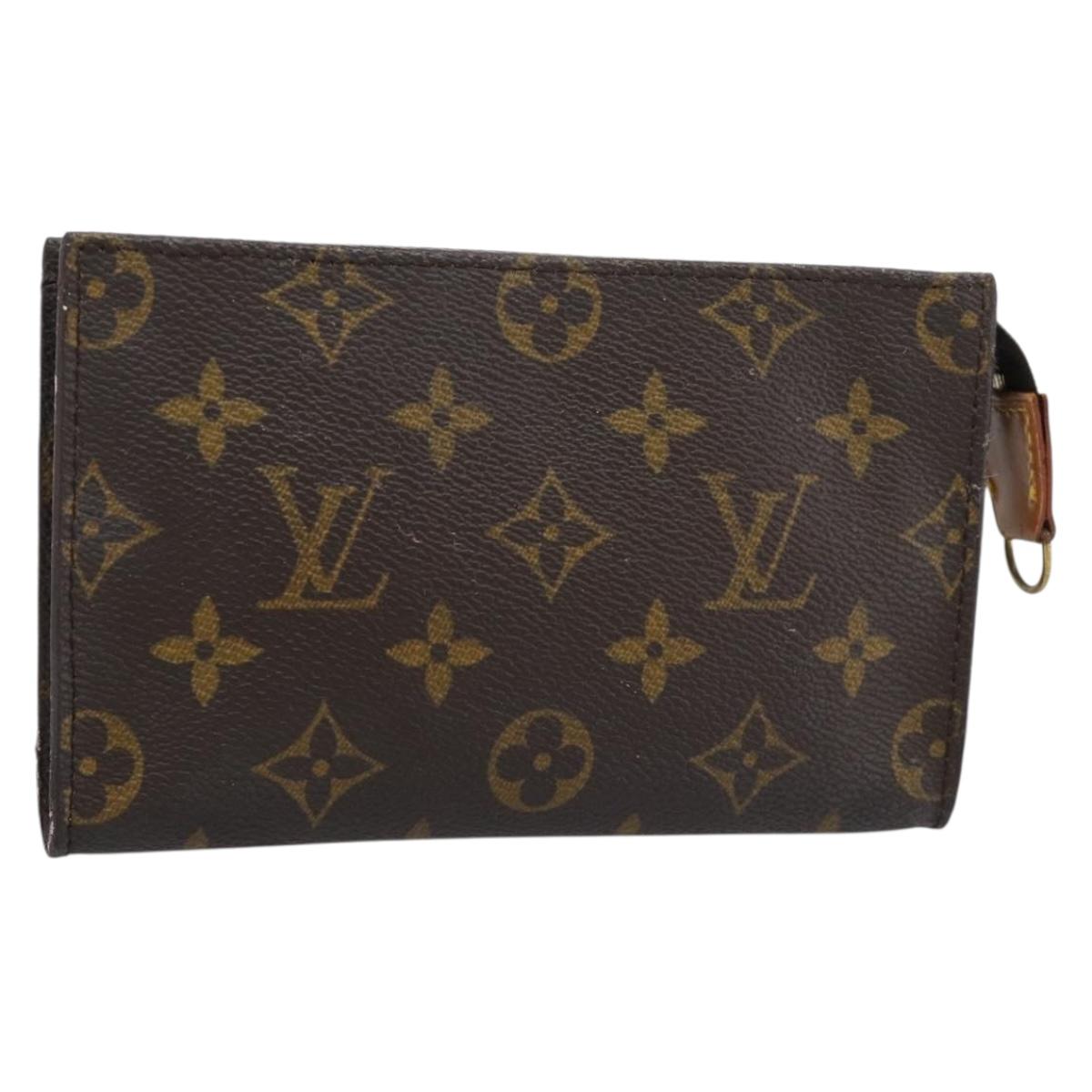 LOUIS VUITTON Monogram Bucket PM Accessory Pouch LV Auth ka4600