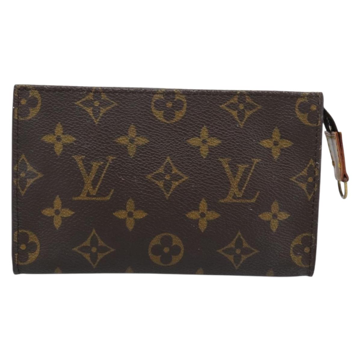 LOUIS VUITTON Monogram Bucket PM Accessory Pouch LV Auth ka4600
