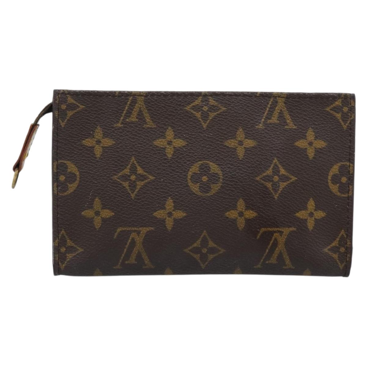LOUIS VUITTON Monogram Bucket PM Accessory Pouch LV Auth ka4600