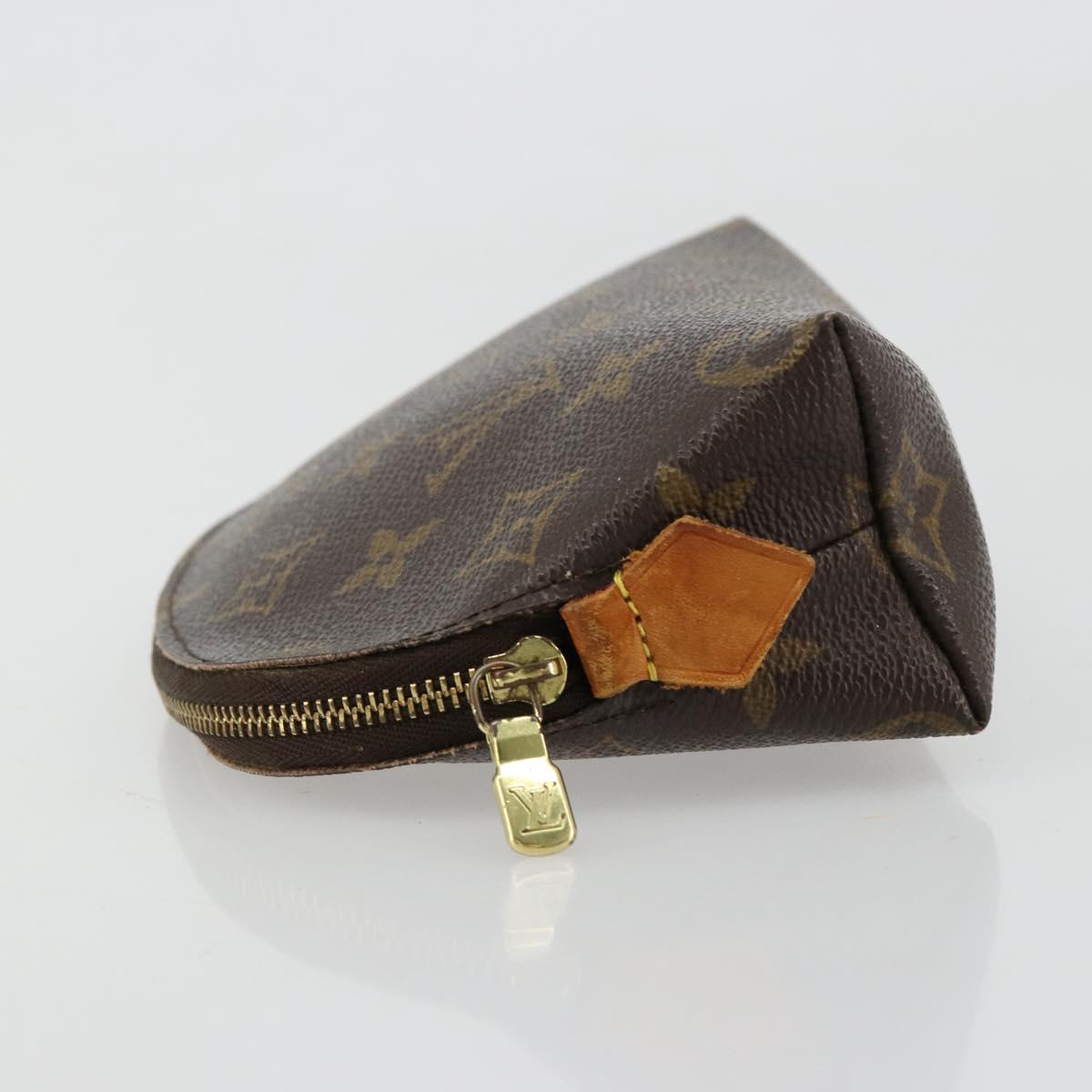 LOUIS VUITTON Monogram Pochette Cosmetic PM Pouch M43998 LV Auth ka4601