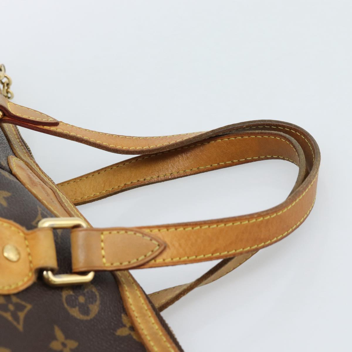 LOUIS VUITTON Monogram Palermo PM Tote Bag M40145 LV Auth ka4604