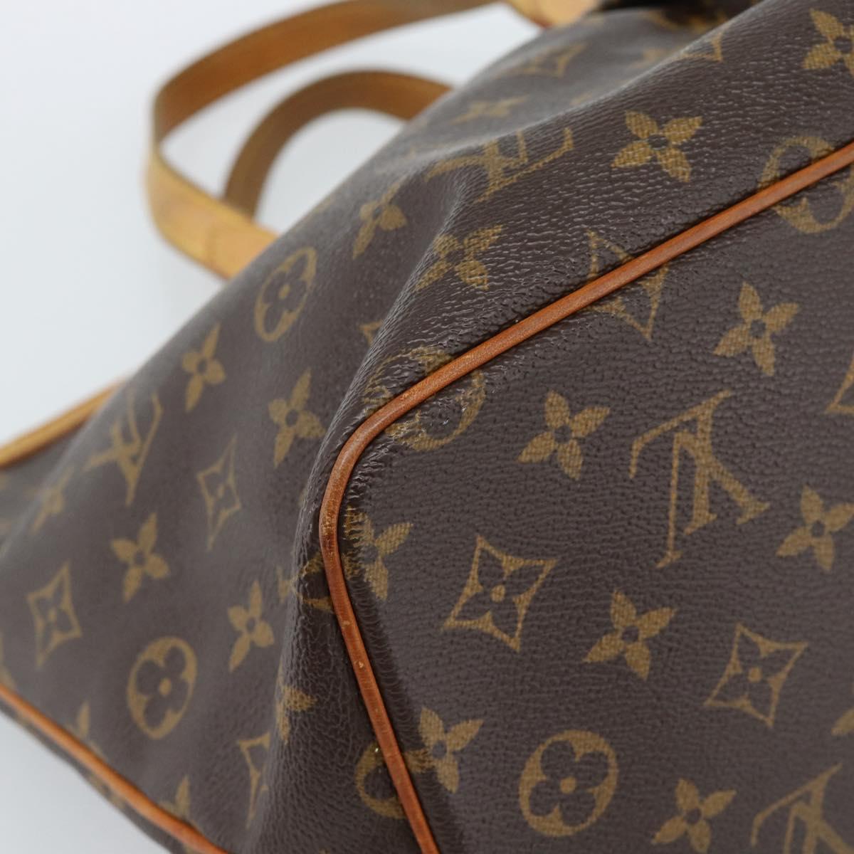 LOUIS VUITTON Monogram Palermo PM Tote Bag M40145 LV Auth ka4604