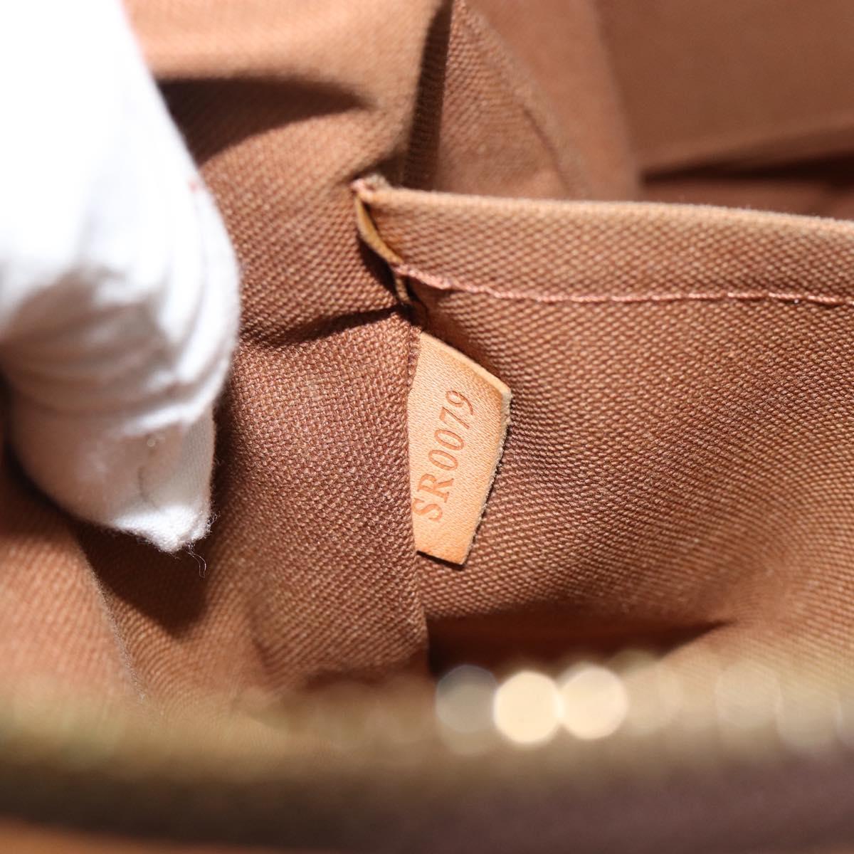 LOUIS VUITTON Monogram Palermo PM Tote Bag M40145 LV Auth ka4604