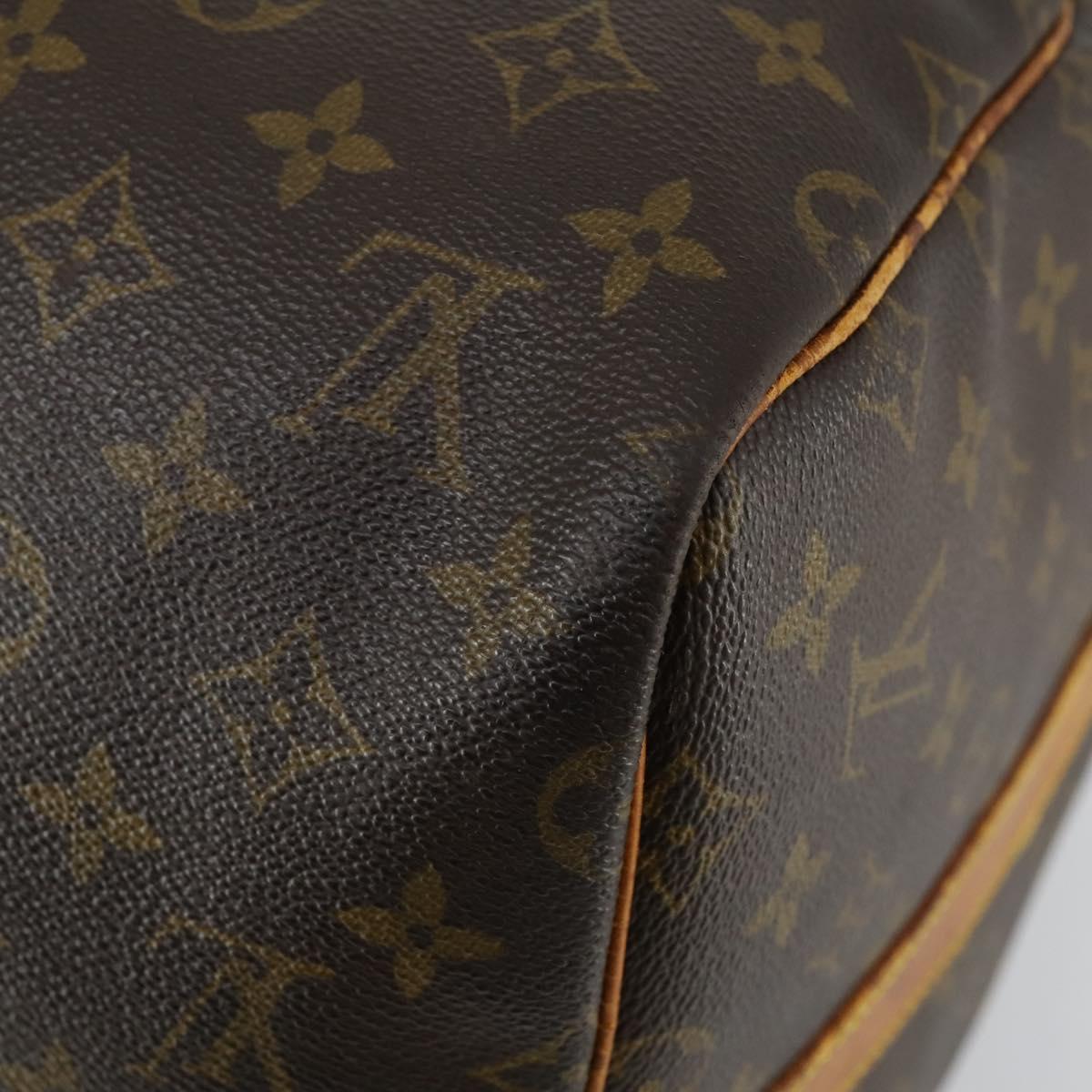 LOUIS VUITTON Monogram Keepall Bandouliere 55 Boston Bag M41414 LV Auth ka461