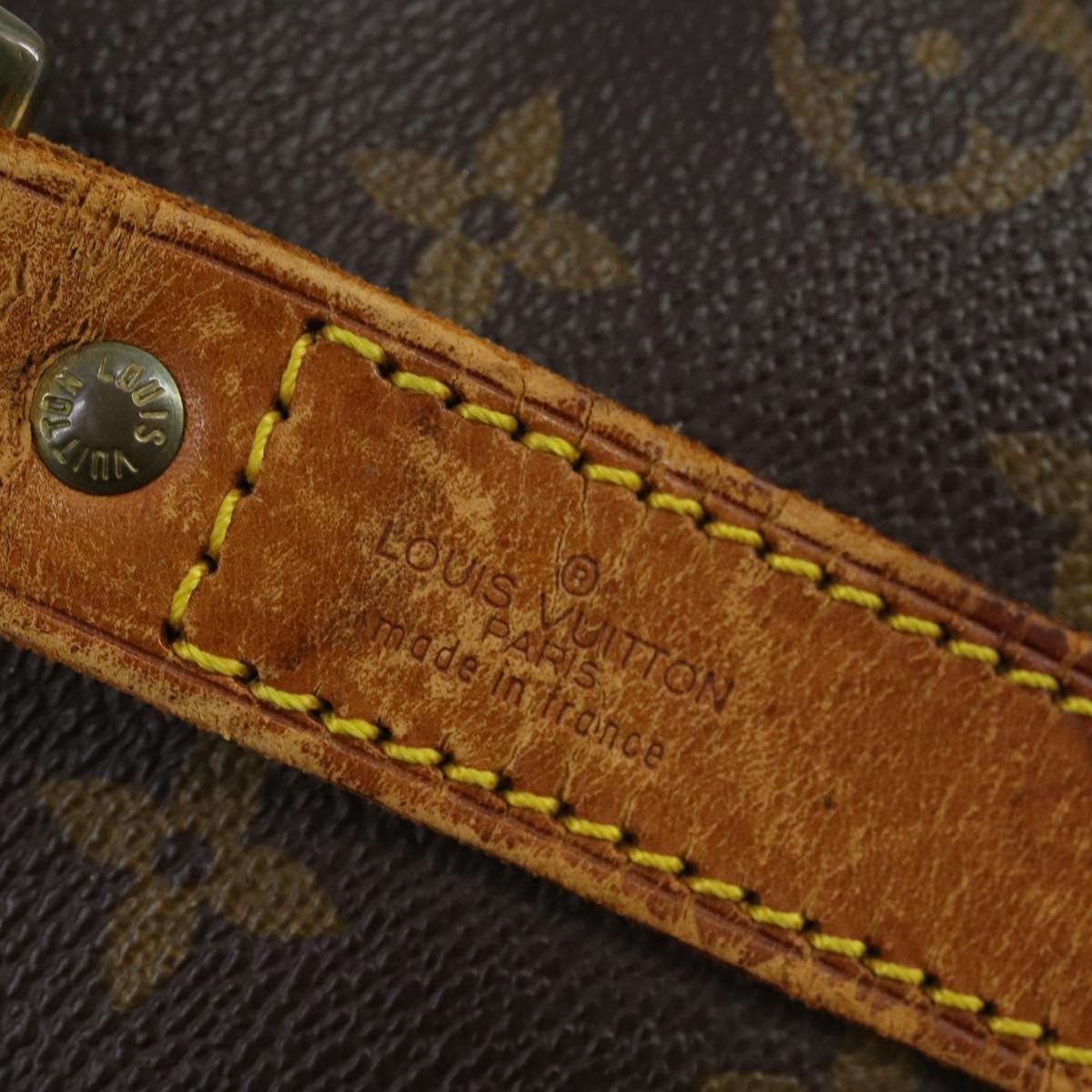 LOUIS VUITTON Monogram Keepall Bandouliere 55 Boston Bag M41414 LV Auth ka461