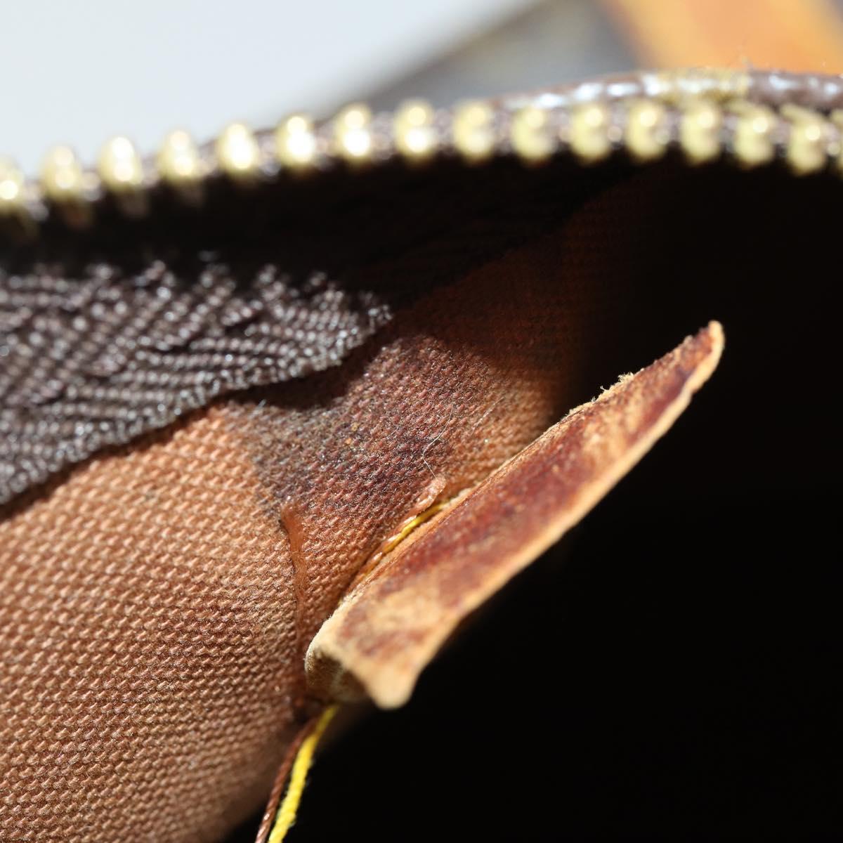 LOUIS VUITTON Monogram Keepall Bandouliere 55 Boston Bag M41414 LV Auth ka461