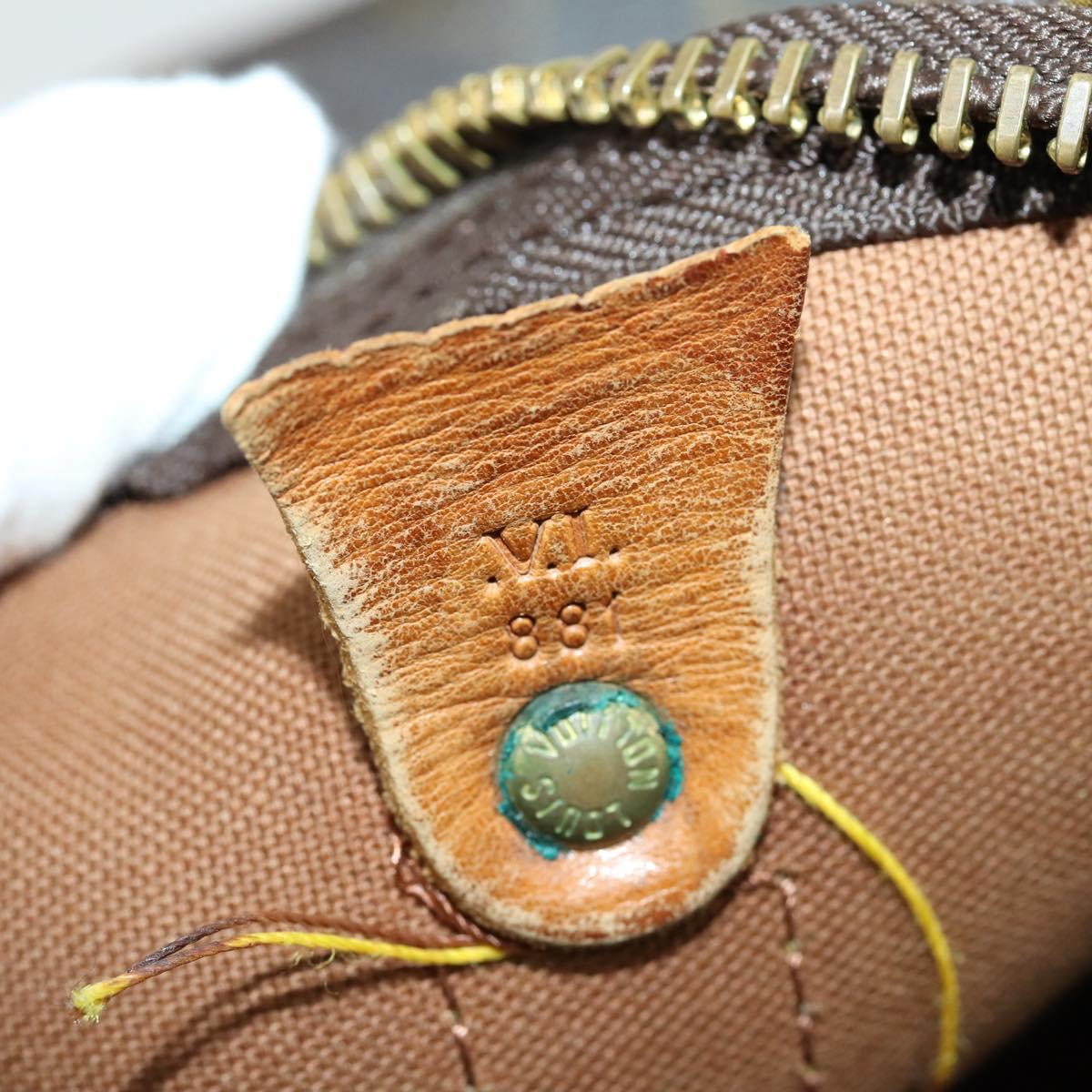 LOUIS VUITTON Monogram Keepall Bandouliere 55 Boston Bag M41414 LV Auth ka461