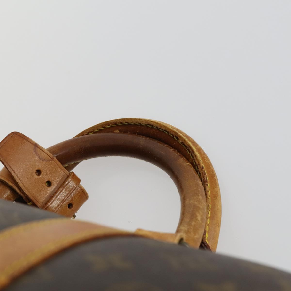 LOUIS VUITTON Monogram Keepall Bandouliere 55 Boston Bag M41414 LV Auth ka461