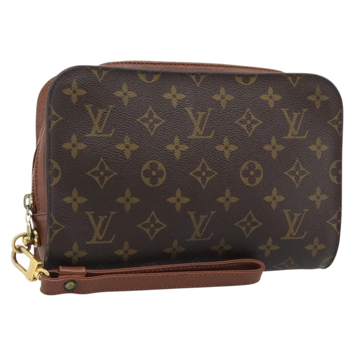 LOUIS VUITTON Monogram Orsay Clutch Bag M51790 LV Auth ka4615