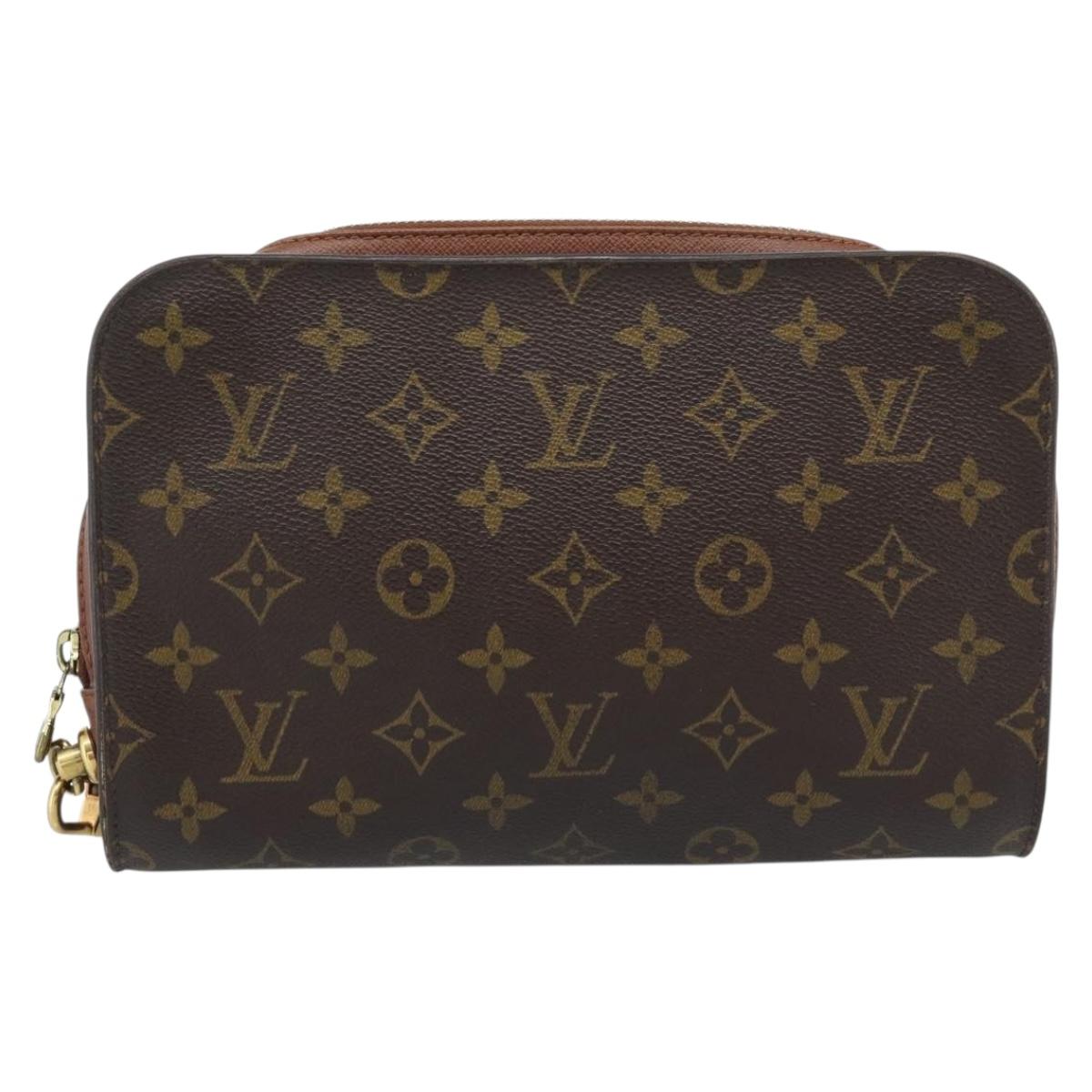 LOUIS VUITTON Monogram Orsay Clutch Bag M51790 LV Auth ka4615