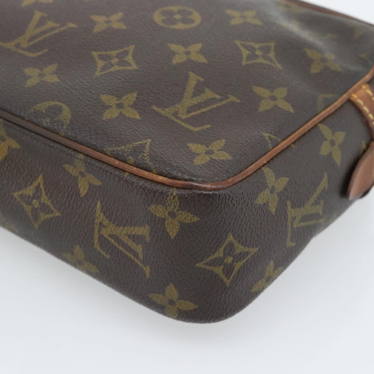 LOUIS VUITTON Monogram Compiegne 23 Clutch Bag M51847 LV Auth ka4616