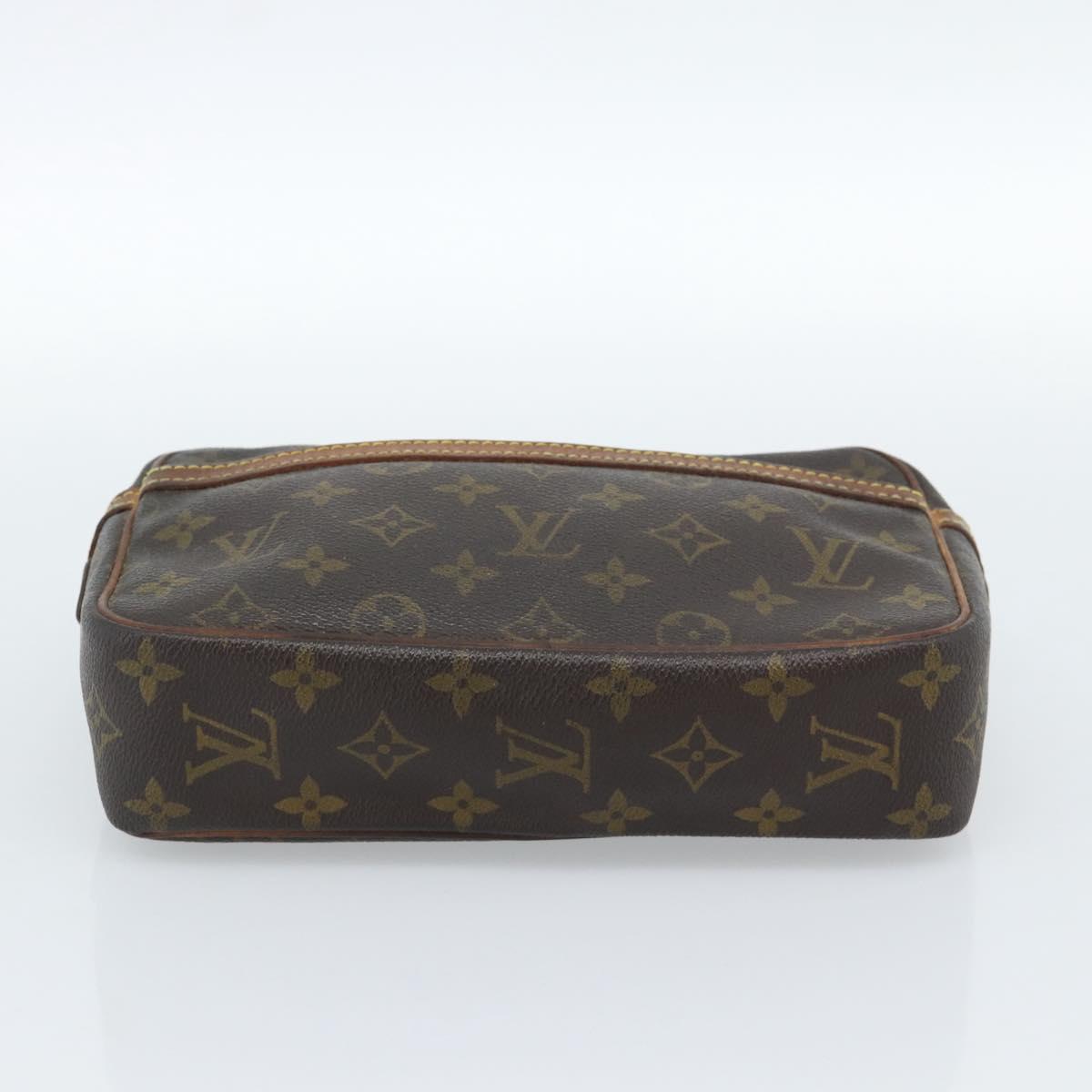 LOUIS VUITTON Monogram Compiegne 23 Clutch Bag M51847 LV Auth ka4616