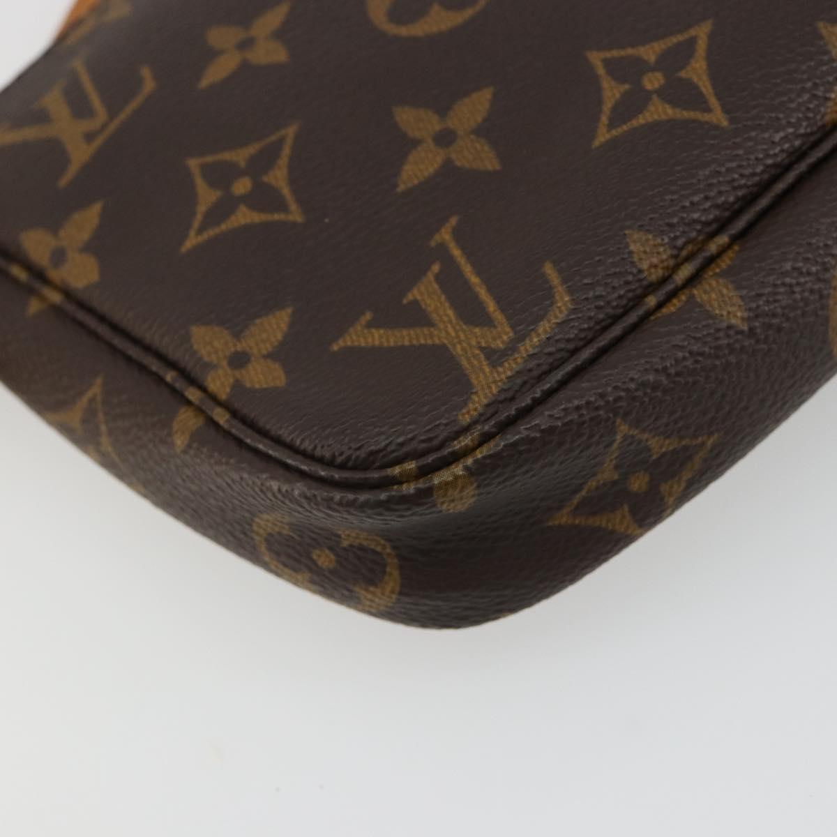 LOUIS VUITTON Monogram Pochette Accessoires Pouch M51980 LV Auth ka4619V