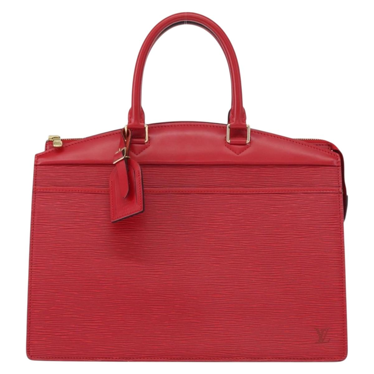 LOUIS VUITTON Epi Riviera Hand Bag Red M48187 LV Auth ka462