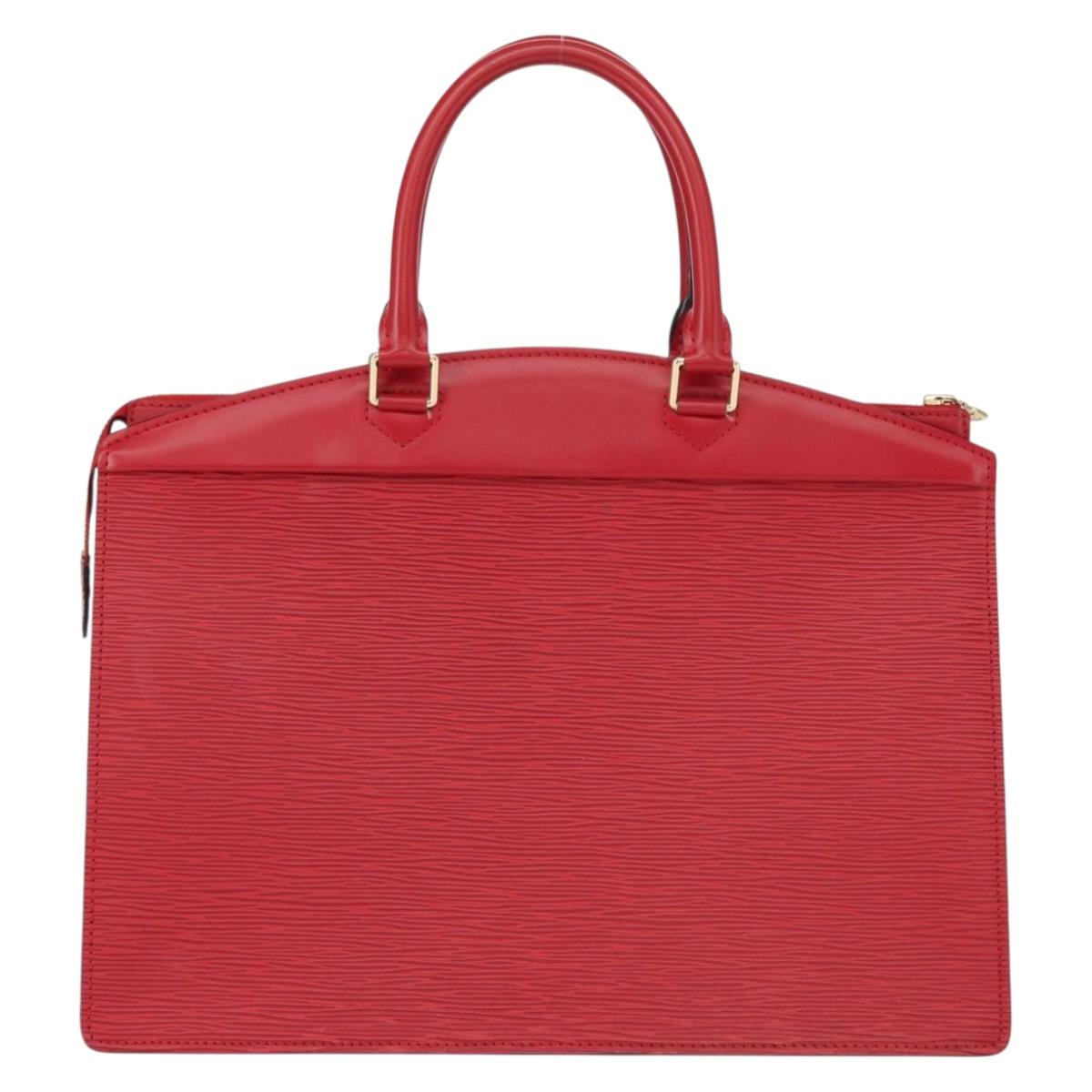 LOUIS VUITTON Epi Riviera Hand Bag Red M48187 LV Auth ka462