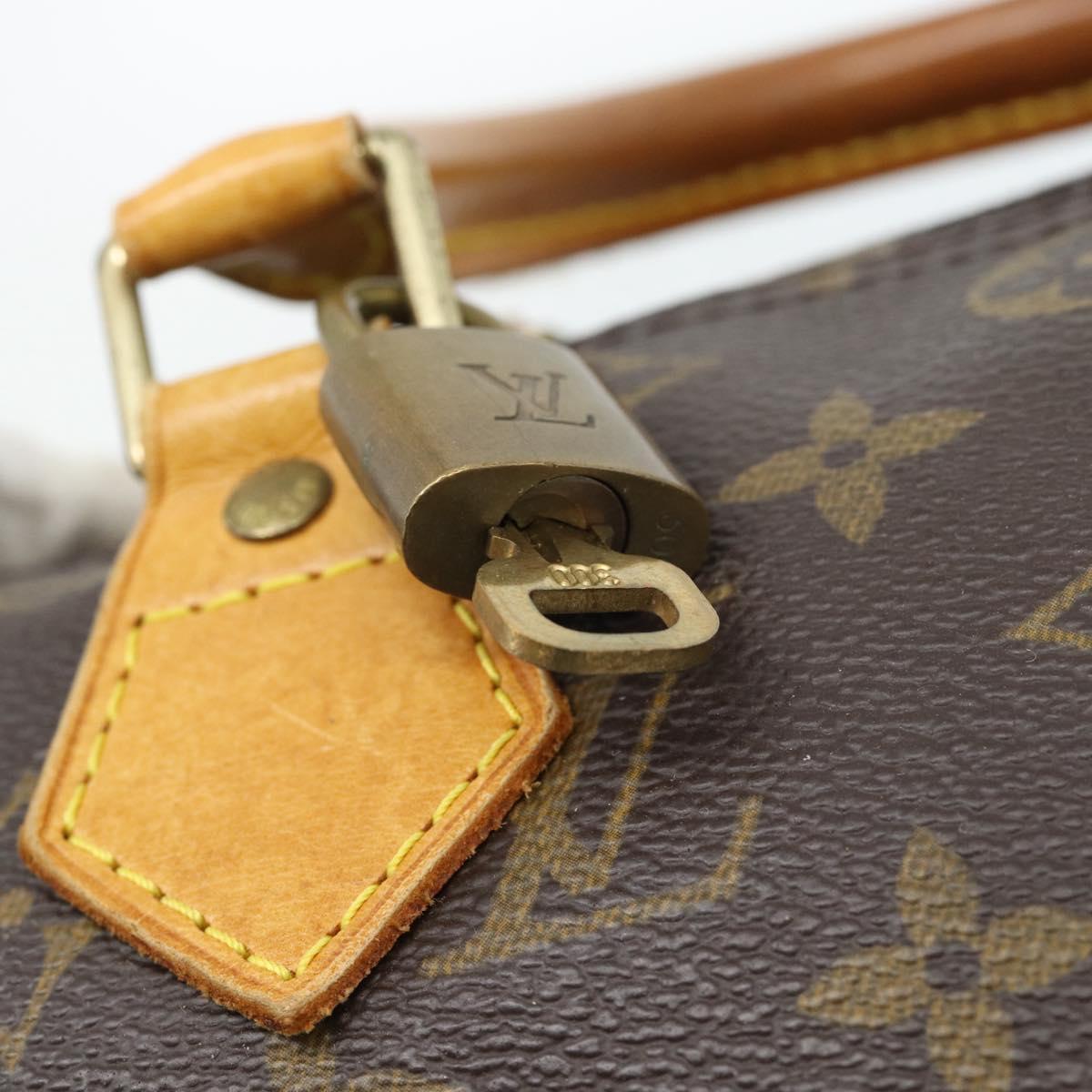 LOUIS VUITTON Monogram Speedy 30 Hand Bag M41526 LV Auth ka4625A