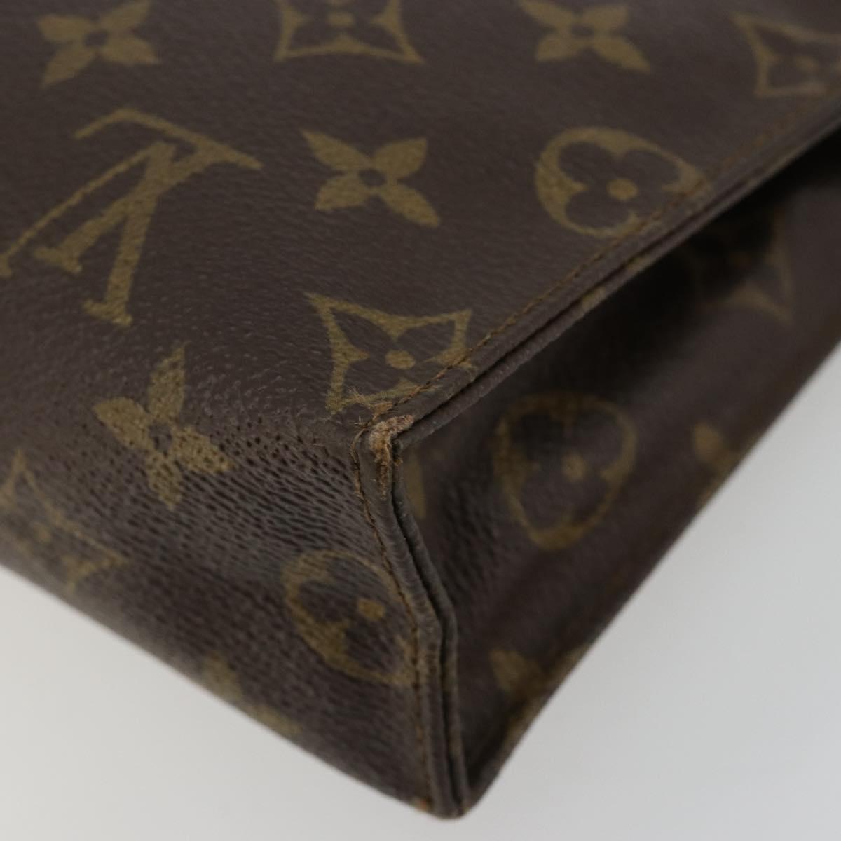 LOUIS VUITTON Monogram Poche Toilette 26 Pouch M47542 LV Auth ka4634