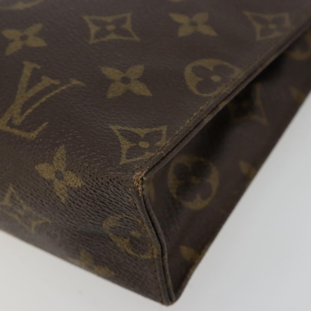 LOUIS VUITTON Monogram Poche Toilette 26 Pouch M47542 LV Auth ka4634