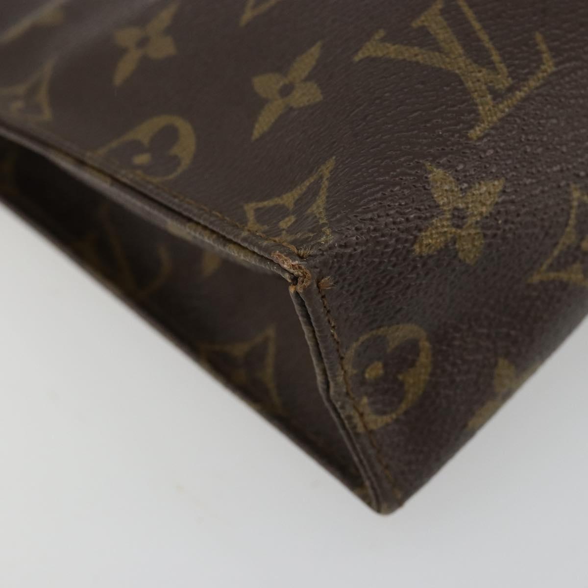 LOUIS VUITTON Monogram Poche Toilette 26 Pouch M47542 LV Auth ka4634